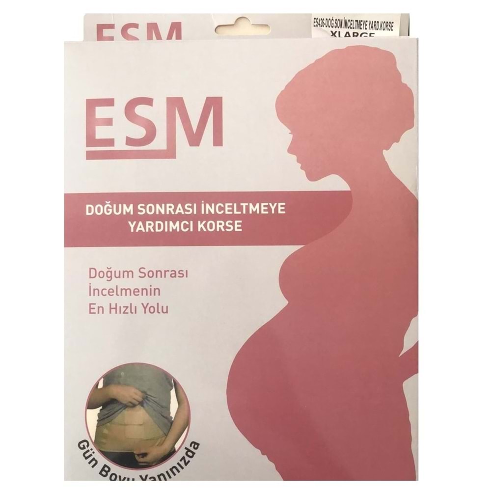 ESM DOĞUM SONRASI İNCELTMEYE YARDIMCI KARIN KORSESİ( X LARGE )