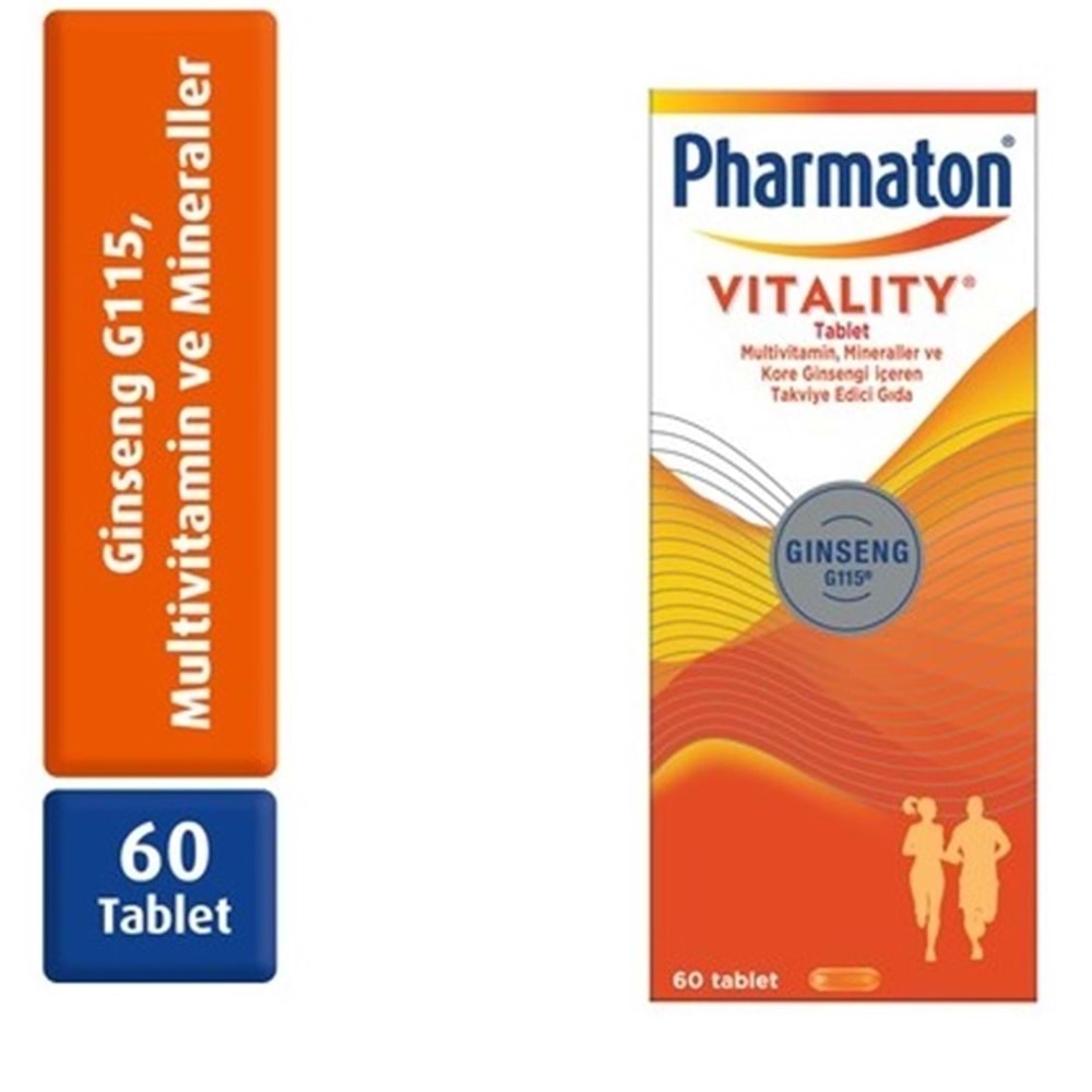PHARMATON VITALITY 60 TABLET