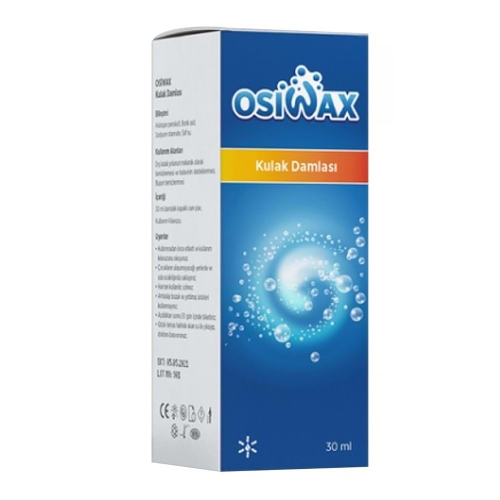 OSİWAX KULAK DAMLASI 30 ML ( BUŞON )