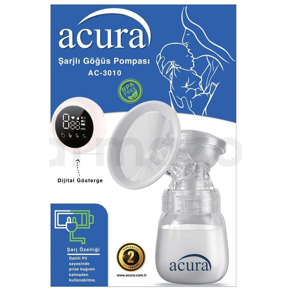 ACURA AC 3010 TEKLİ ŞARJLI GÖGÜS POMPASI