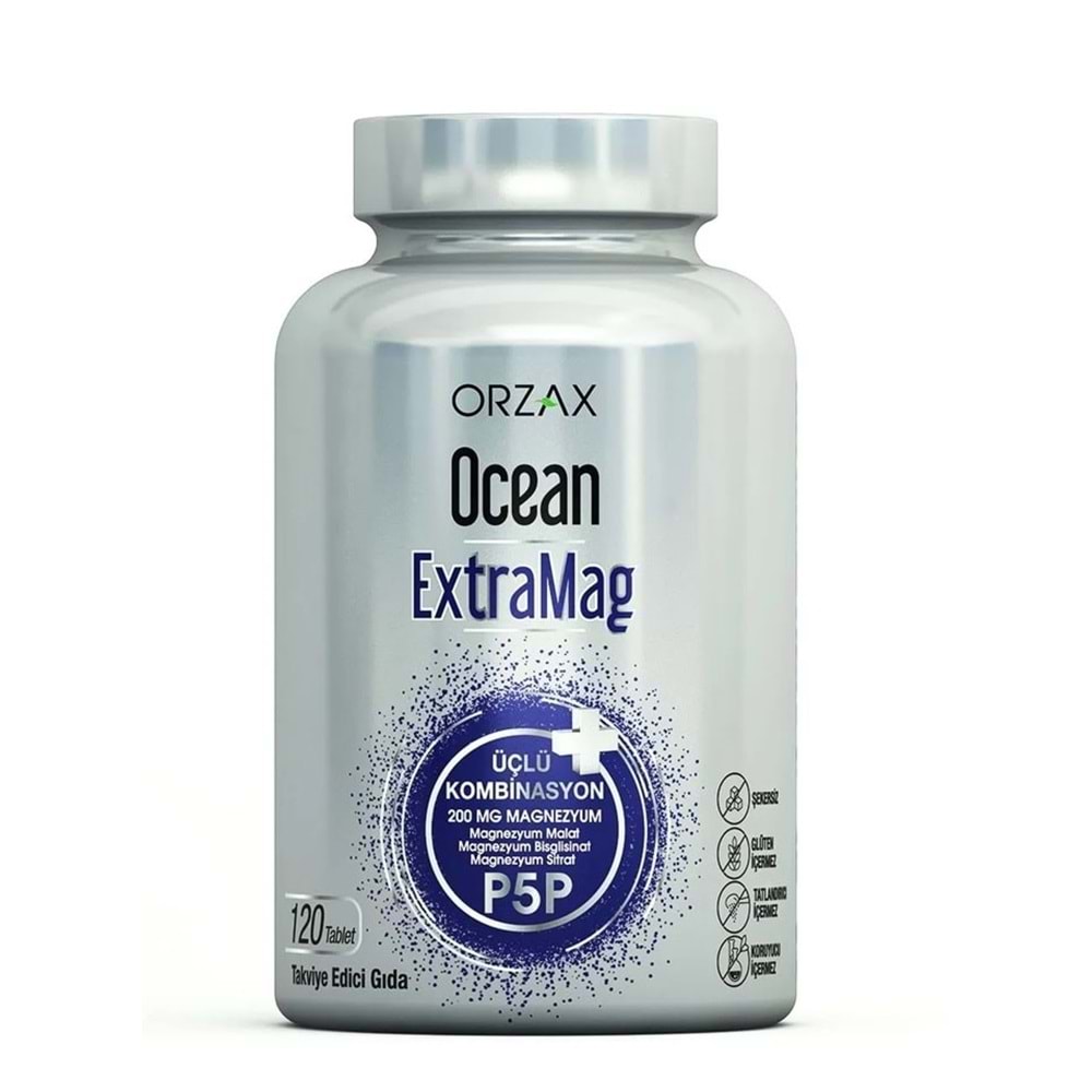 OCEAN EXTRAMAG P5P MAGNEZYUM 120 TABLET 200 MG
