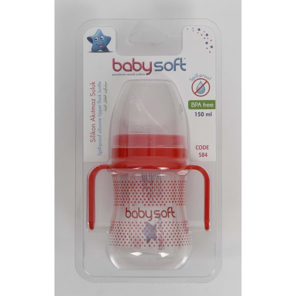 BABYSOFT DAMLATMAZ SULUK 150 ML(584)