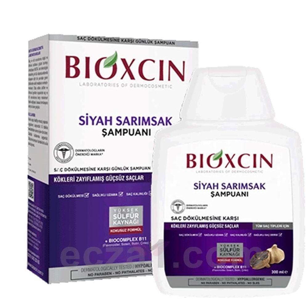 BİOXCIN SİYAH SARIMSAKLI ŞAMPUAN 300 ml