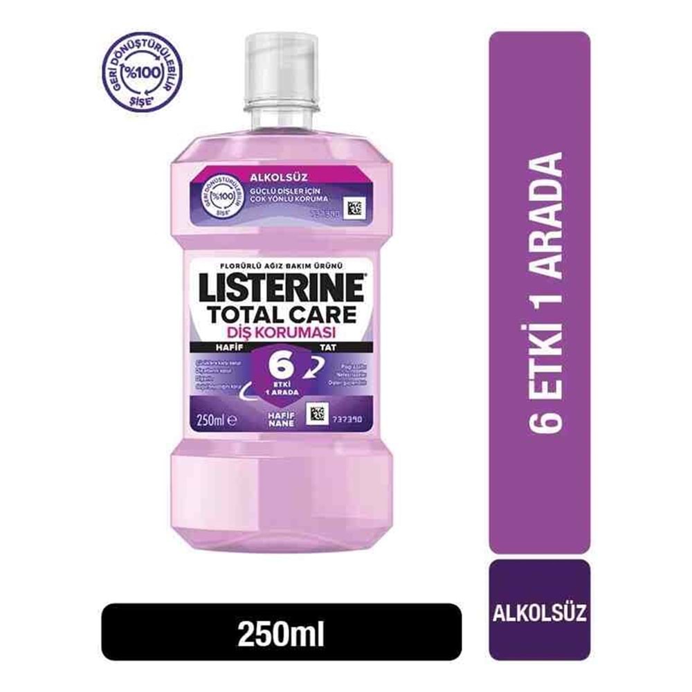 LİSTERİNE AĞIZ SUYU ( TOTAL CARE DİŞ KORUMASI 250 ML )