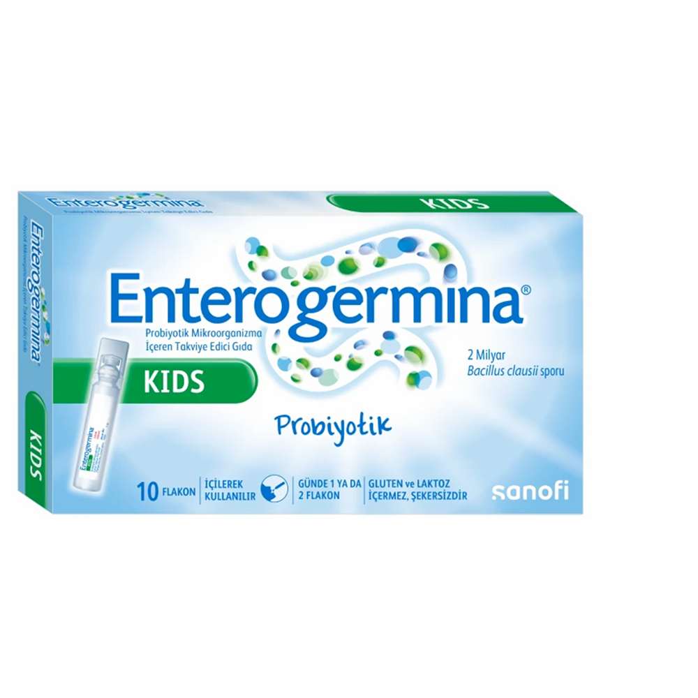 ENTEROGERMİNA KİDS PROBİYOTİK 5 ML 10 FLAKON