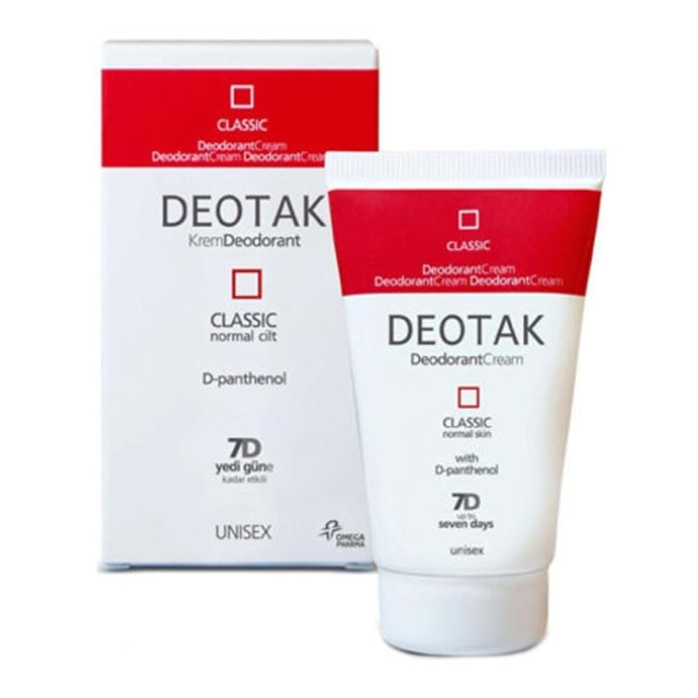 DEOTAK 35 ML KREM DEODORANT CLASSIC