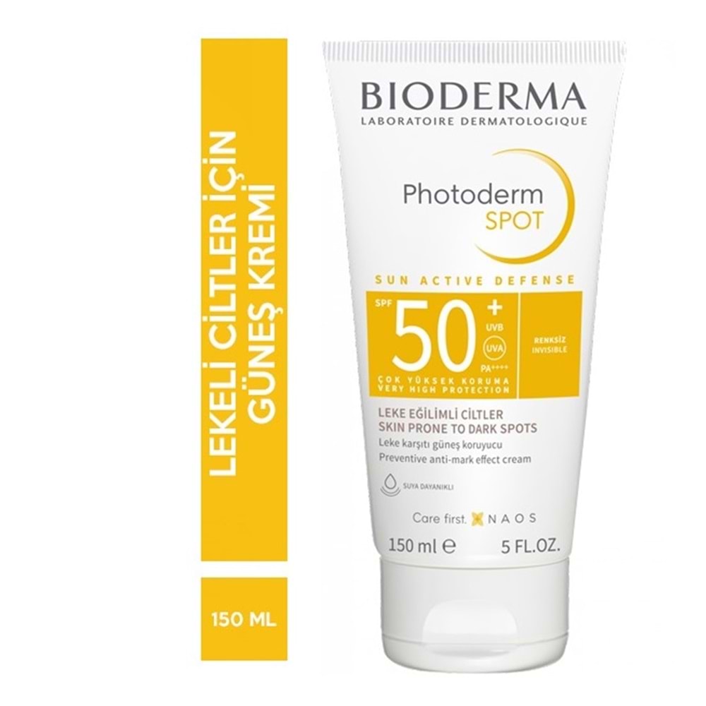 BİODERMA PHOTODERM SPOT SPF 50 + ( LEKE EĞİLİMLİ ) GÜNEŞ KREMİ 150 ML SPOT