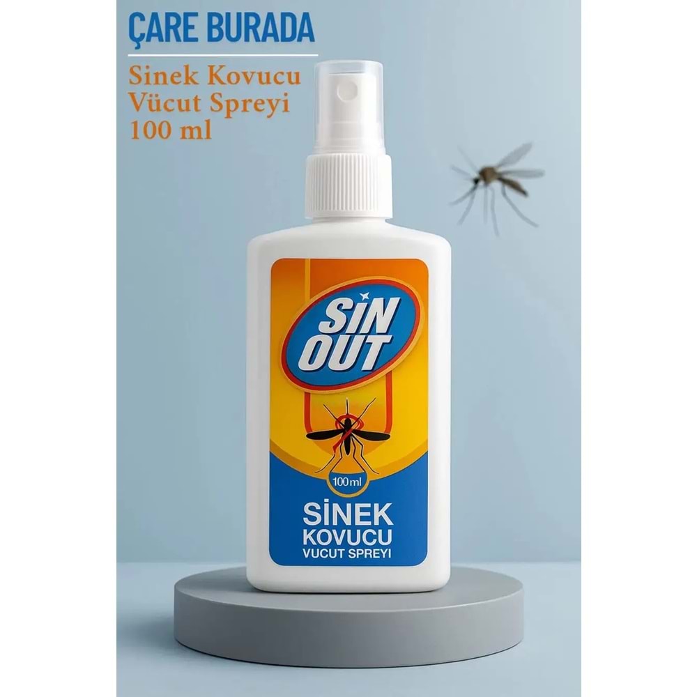 SINOUT SİVRİSİNEK KOVUCU SPREY LOSYON 100 ML