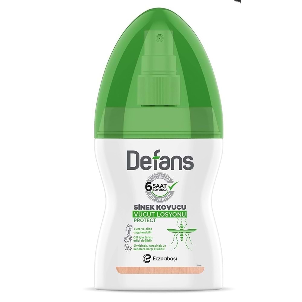 DETAN DEFANS SİVRİSİNEK KOVUCU VÜCUT LOSYONU ÇOCUKLAR İÇİN 100 ML