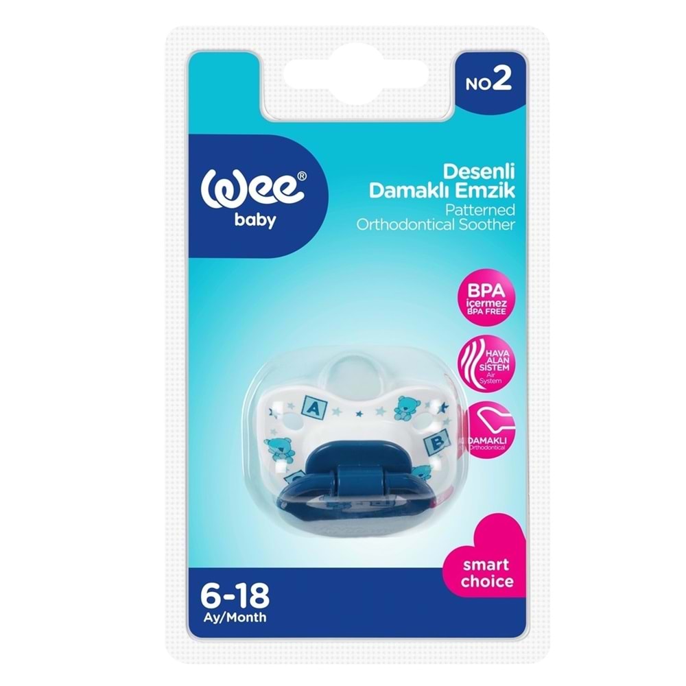 WEE BABY EMZİK DESENLİ DAMAKLI NO : 2 ( 834 )