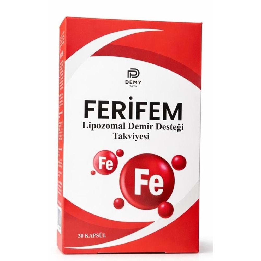 FERİFEM LİPOZOMAL DEMİR DESTEĞİ TAKVİYESİ 30 KAPSÜL