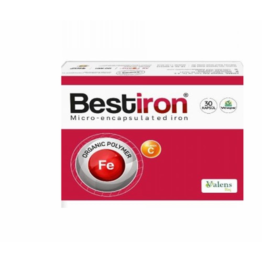 BESTİRON FE DEMİR TAKVİYE & VİT.C 30 KAPSÜL