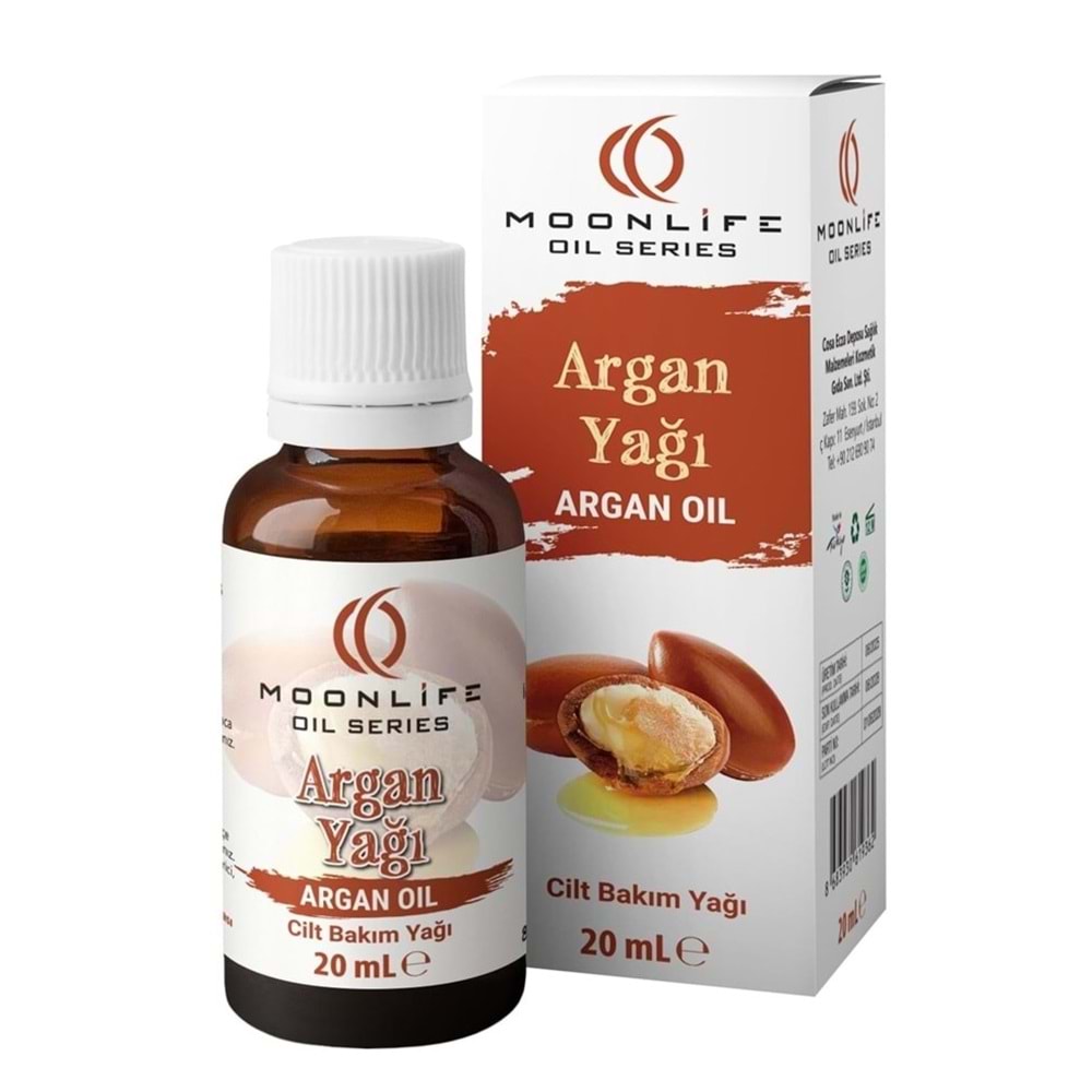 MOON LİFE DOĞAL ARGAN YAĞI 20 ML