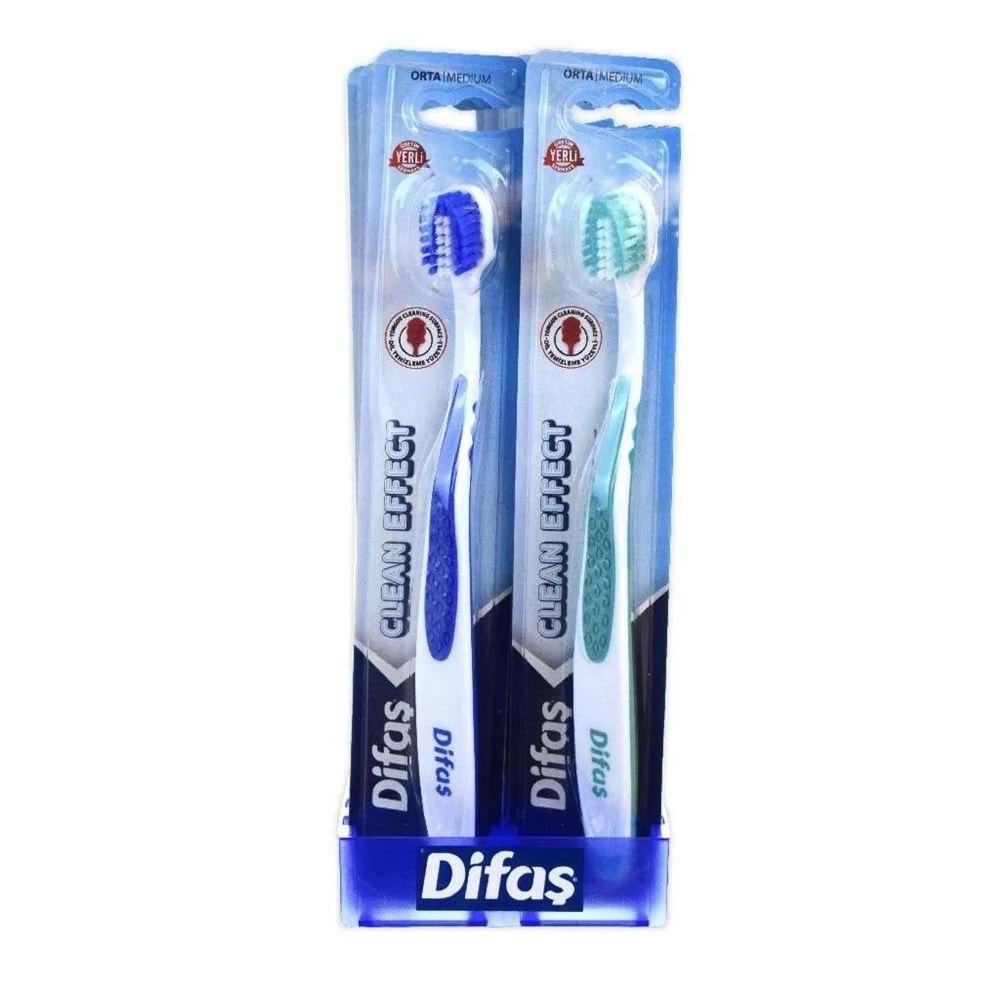 DİFAŞ CLEAN EFFECTT DİŞ FIRÇASI (ORTA)