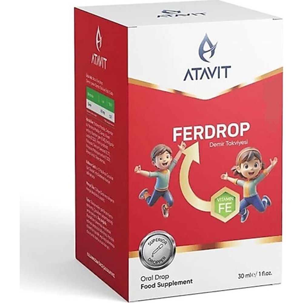 ATAVİT FERDROP 30 ML DAMLA(MICROFER DAMLA MUADİLİ)