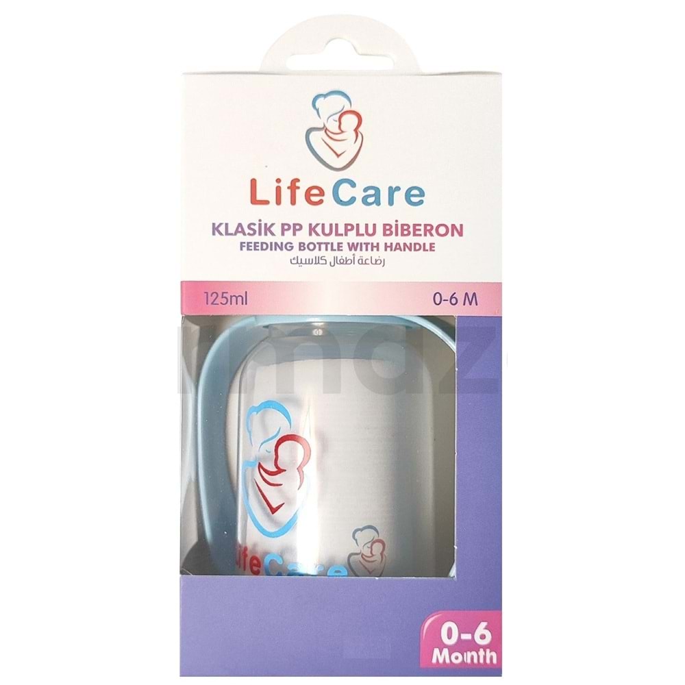 LİFE CARE PP BİBERON KULPLU 125 ML