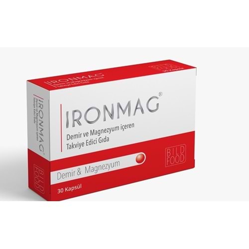 IRONMAG 30 KAPSÜL (DEMİR MAGNEZYUM)