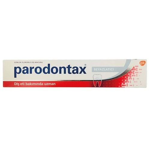 PARODONTAX DİŞ MACUNU BEYAZLATICI 75 ML