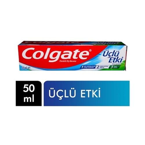 COLGATE DİŞ MACUNU ÜÇLÜ ETKİ 50 ML