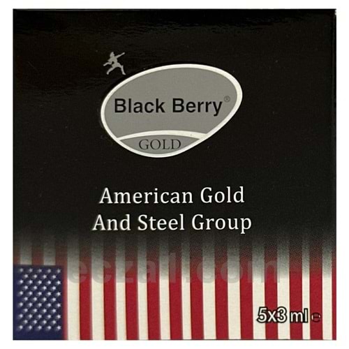 BLACK BERRY GOLD GECİKTİRİCİ KREM 3 ML X 5 Lİ
