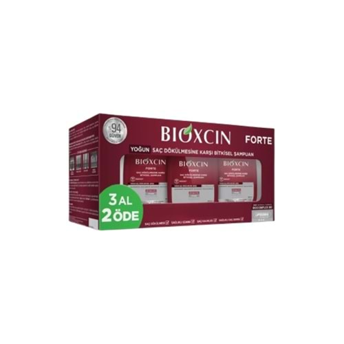 BİOXCIN FORTE ŞAMPUAN TÜM SAÇ TİPLERİ İÇİN 3 AL 2 ÖDE