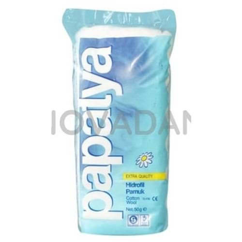 PAPATYA HİDROFİL PAMUK 100 GR 5 Lİ PAKET
