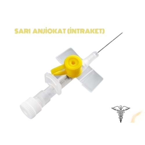 ANJIOKAT ( İNTRAKET ) SARI 100 LÜ
