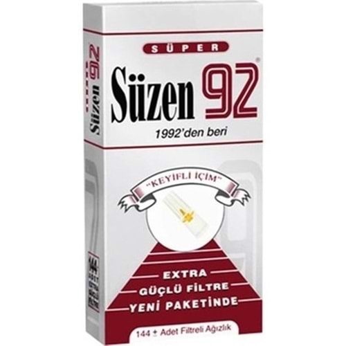 SUZEN 92 FILTRELI AGIZLIK (144 ADETLI)