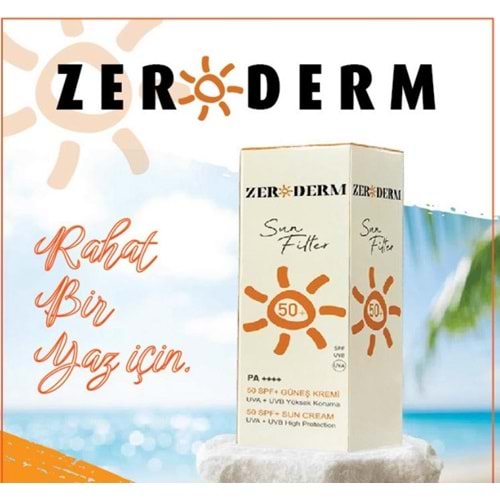 GÜNEŞ KREMİ ZERODERM 100 ML