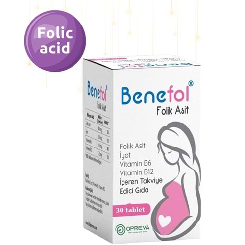 BENEFOL FOLİK ASİT 30 TABLET