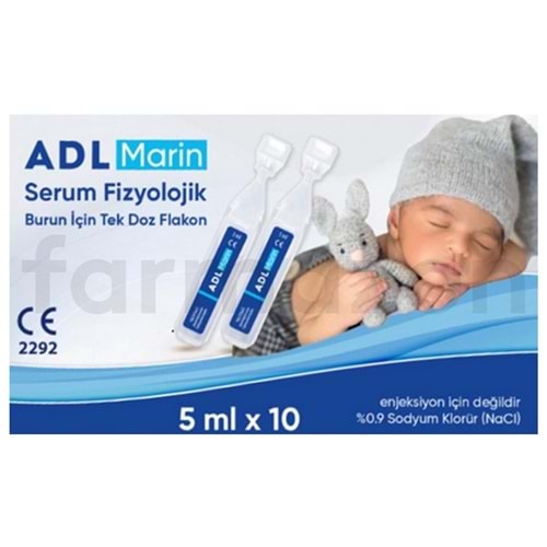 SERUM FIZYOLOJIK 5 ML X 10 FLAKON ADL MARIN