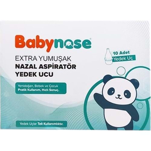 BURUN ASPİRATÖRÜ BABY NOSE YEDEK UÇ 10 LU