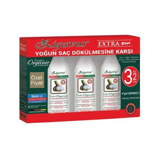 ZİGAVUS ŞAMPUAN SARIMSAKLI 3AL2ÖDE