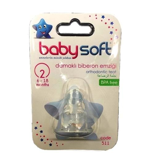 BABYSOFT BIBERON EMZIGI DAMAKLI NO:2(511)