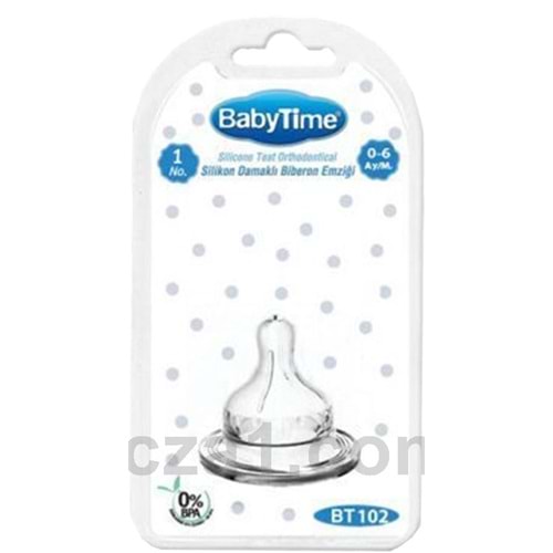 BT102 Silikon Geniş Ağız Biberon Emziği / N.1