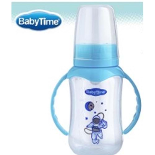 BT071 Kulplu PP Biberon (Silikon Damaklı Uçlu) 250ml