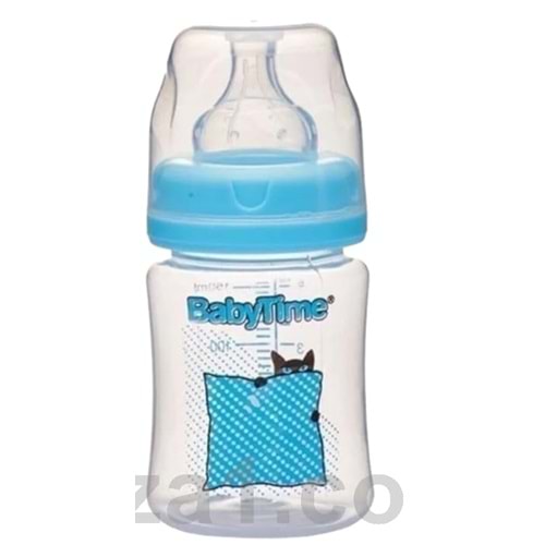 BT076 Geniş Ağız PP Biberon (Silikon Uçlu) 150ml