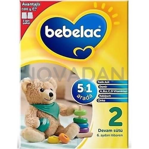 BEBELAC MAMA DEVAM SÜTÜ 6 + AY 800 GR NO : 2