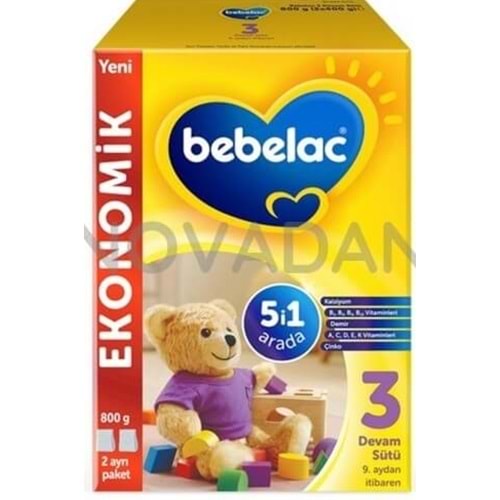 BEBELAC MAMA DEVAM SÜTÜ 9. AYDAN İTİBAREN 800 GR NO : 3