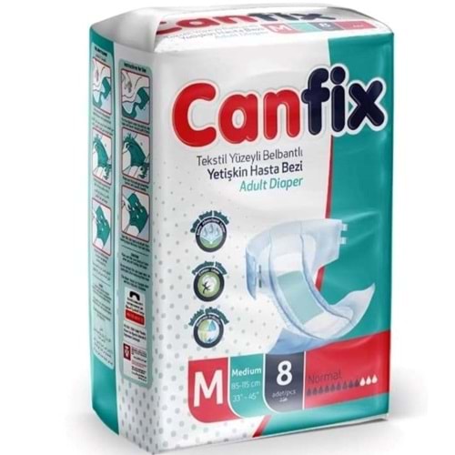 CANFİX HASTA BEZİ LARGE 7 Lİ BÜYÜK BOY BEL BANTLI