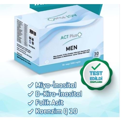 ACT PLUS MEN 30 SAŞE TAKVİYE EDİCİ GIDA