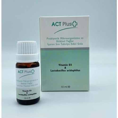 ACT PLUS PROBİYOTİK GAZ GİDERİCİ DAMLA 10 ML