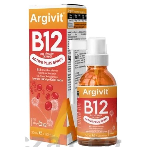 ARGİVİT B12 ACTİVE PLUS SPREY 30 ML