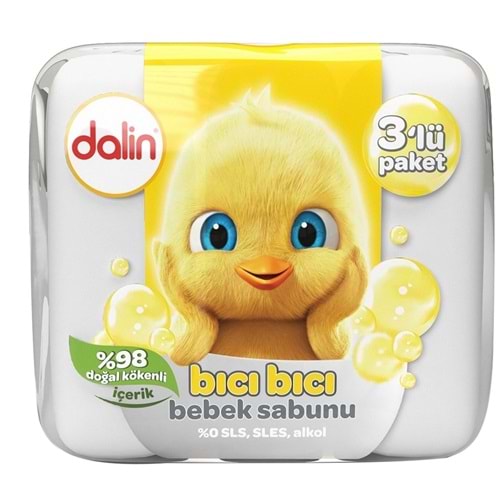 DALİN BEBEK SABUNU BICI BICI 3 LÜ PAKET