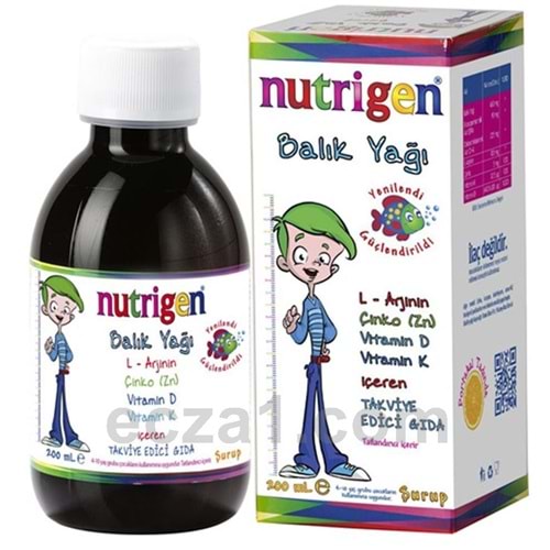 NUTRİGEN BALIK YAGI 200 ML ŞURUP
