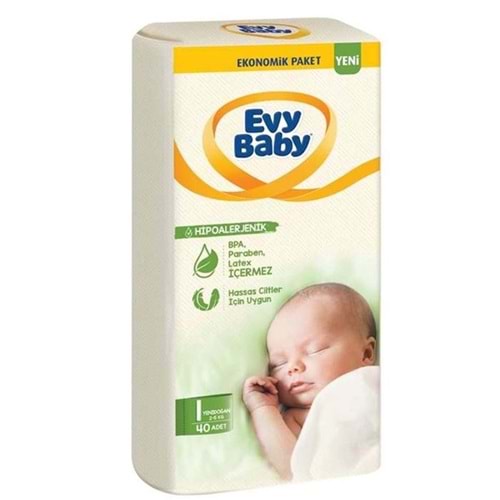EVY BABY ÇOCUK BEZİ NO:1 40 LI YENİ DOGAN