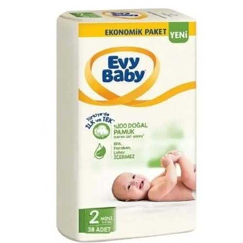 EVY BABY ÇOCUK BEZİ NO:2 38 Lİ