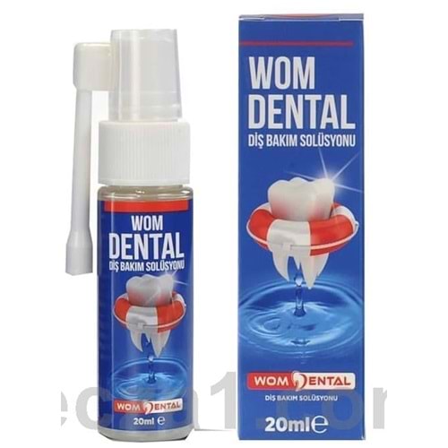 WOM DENTAL DİŞ SOLÜSYONU 20 ML 12 Lİ STAND