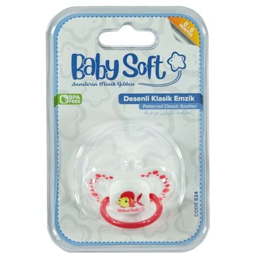 BABYSOFT DESENLİ KLASİK EMZİK NO 1 524