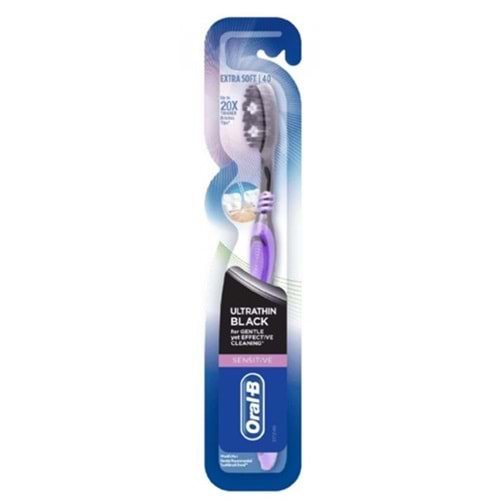 ORAL-B DİŞ FIRÇASI EXTRA SOFT ULTRATHİN DİŞ FIRÇASI BLACK